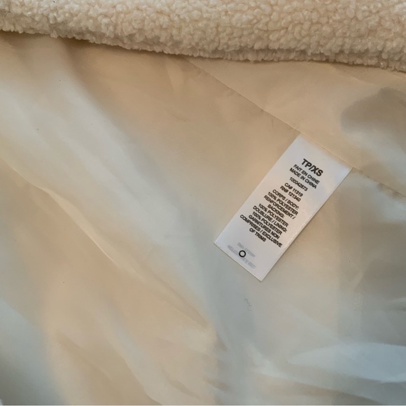 Dynamite Teddy Sherpa Coat Jacket Size XS - Picture 8 of 8